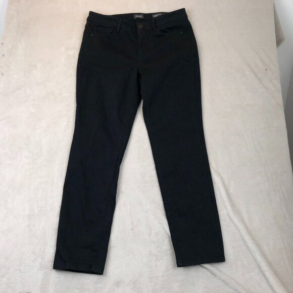 J.Jill Womens Jeans Sizze 6 Authentic Fit Slim Ankle Denim Black Casual Classic - Picture 13 of 14